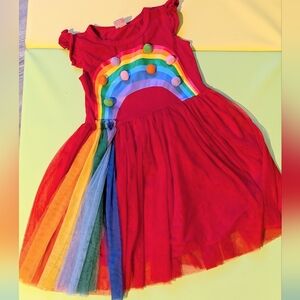 Colorful Rainbow Dress for Kids
